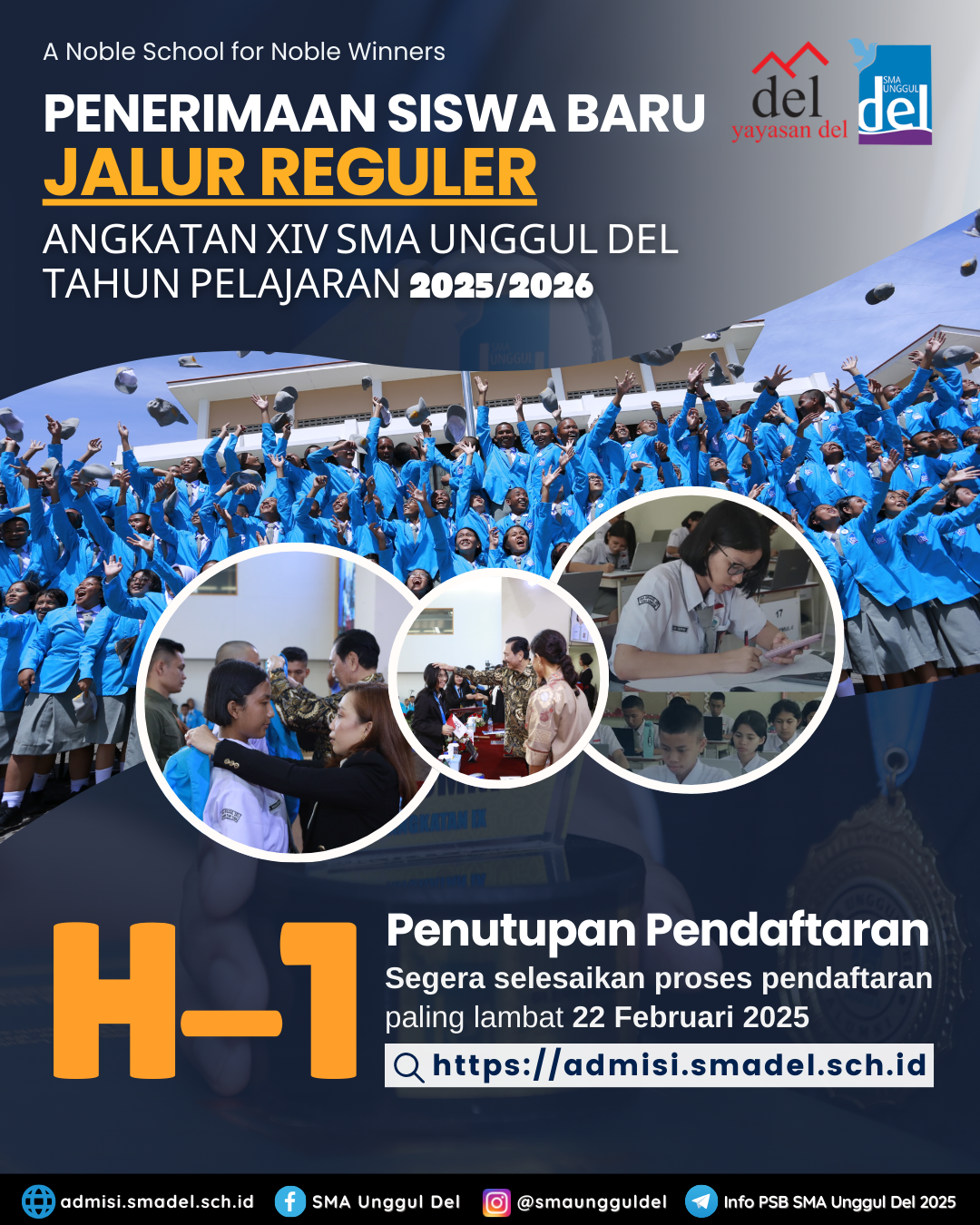 H-1 Penutupan Pendaftaran PSB SUD 2025