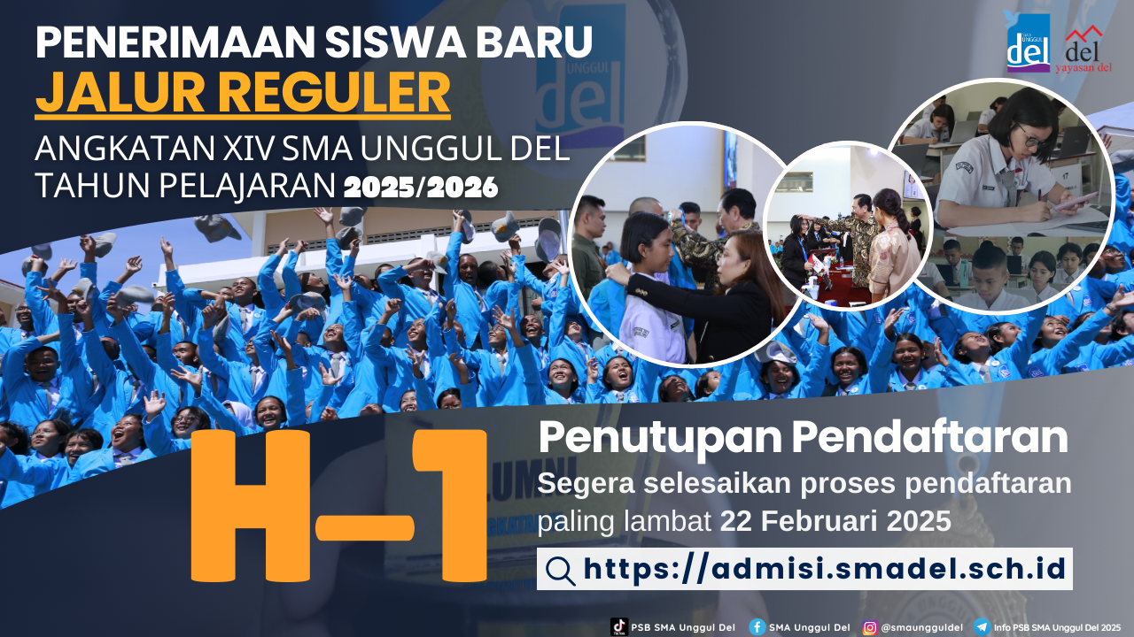 H-1 Penutupan Pendaftaran PSB SUD 2025