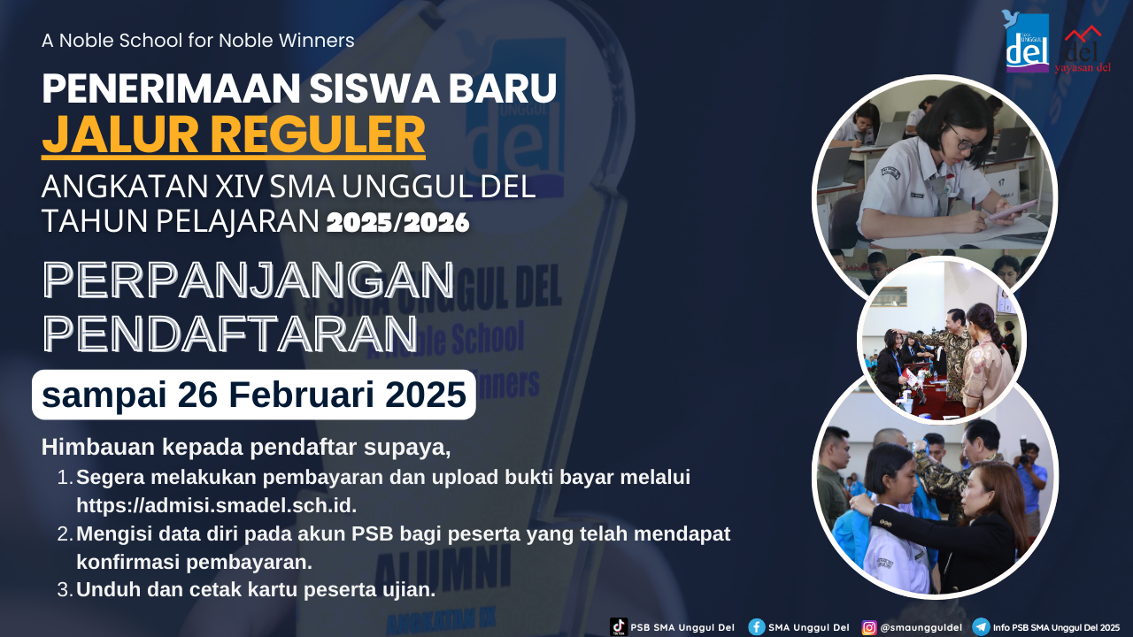 Perpanjangan Pendaftaran PSB SUD 2025