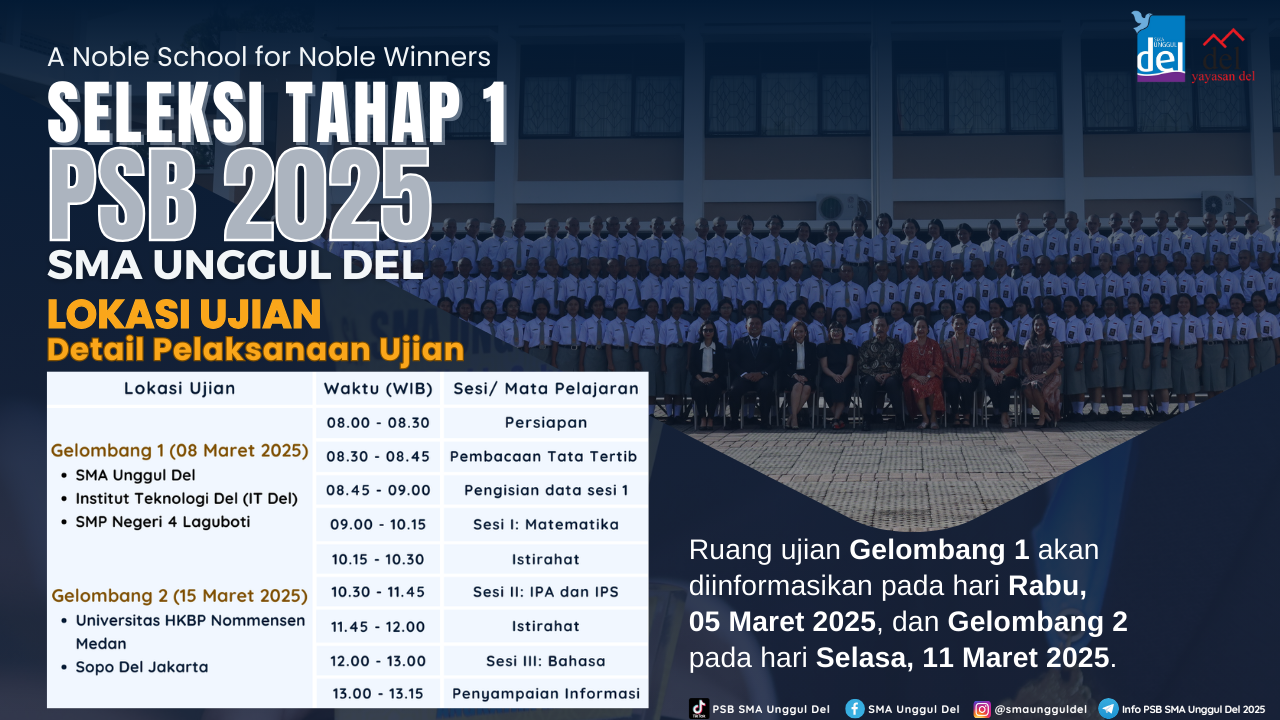 Detail Pelaksanaan Seleksi Tahap 1 PSB SUD 2025