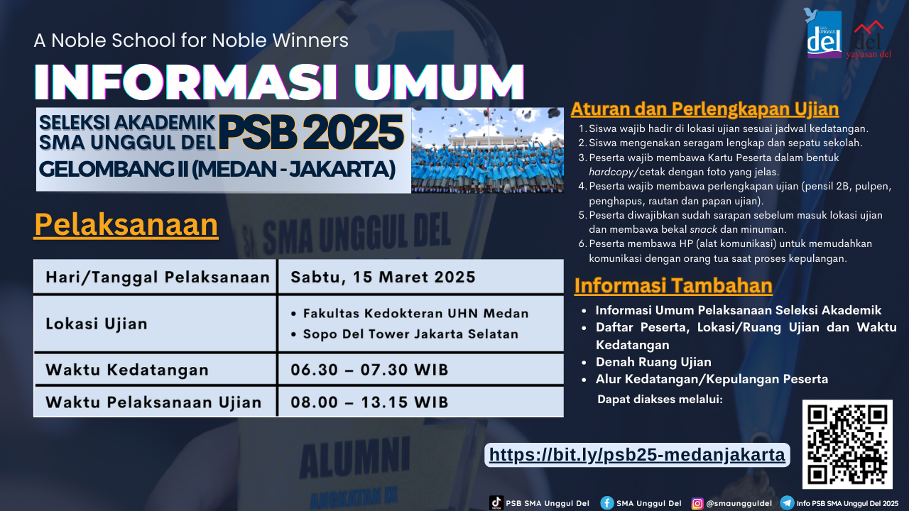 Informasi Umum Tahap 1 Gelombang 2 PSB SUD 2025