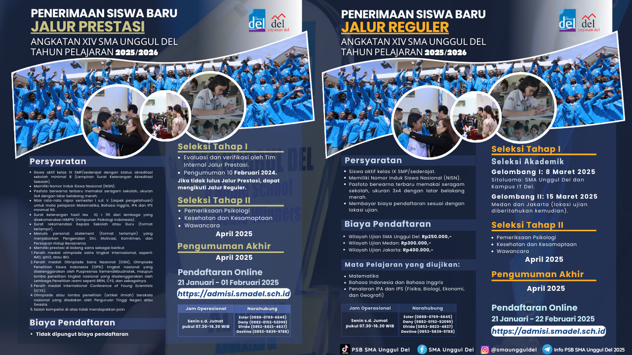 Penerimaan Siswa Baru SUD 2025